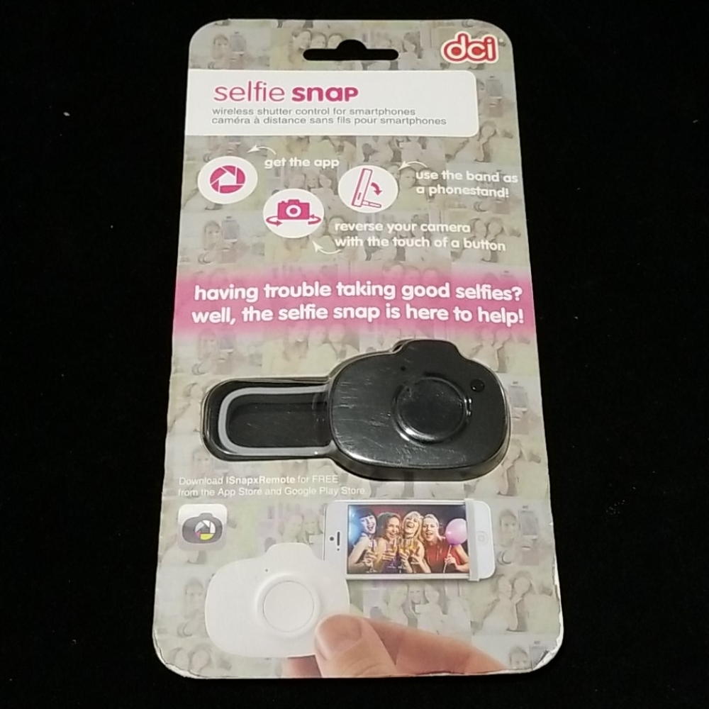 Selfie Snap by dci, black, BNWT
